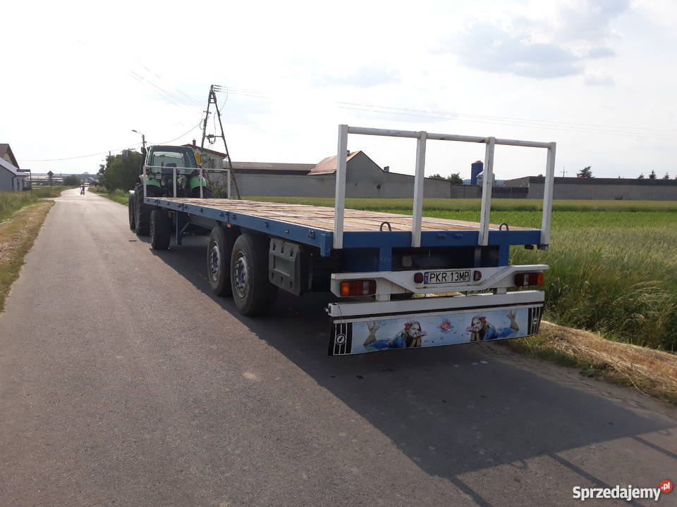 Naczepa Trailor do balotów 12m na resorach Chwaliszew