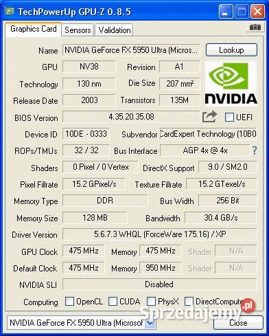 GeForce FX 5950 Ultra5900XT Strzelce Opolskie