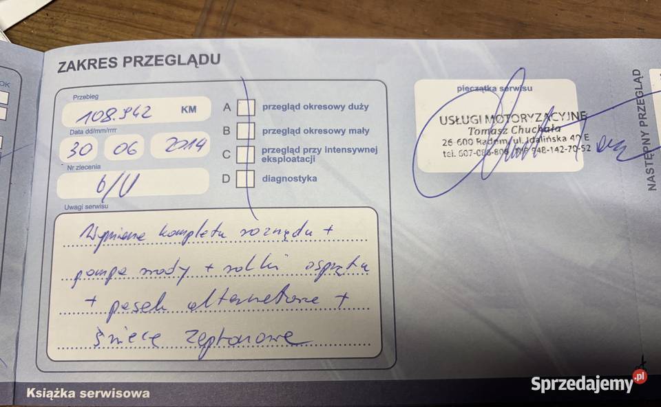 FORD Focus 16 Benzyna Salon Bezwypadek Serwis Wieliszew