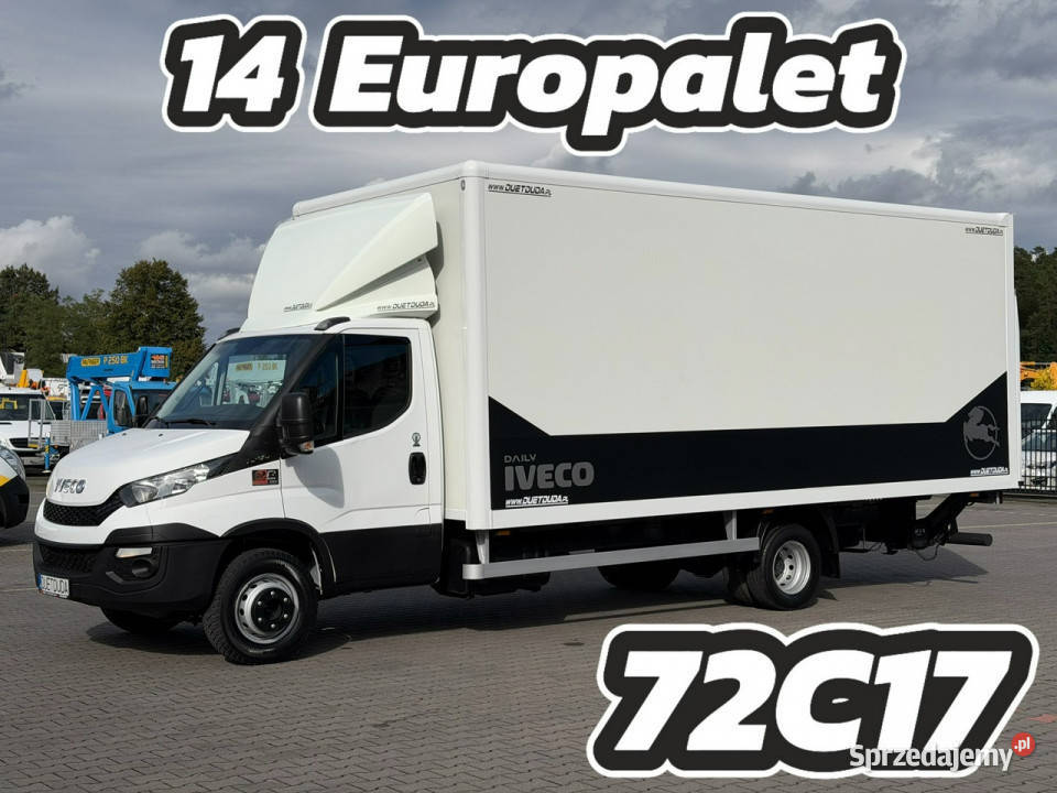 Iveco Daily 72C17 Kontener HIMATIC 14 Euro Palet komputer pokładowy Widełki