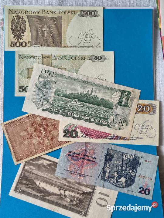 Wyprzedaż Okazja Zestaw 17 banknotów numizmatyka Numizmatyka Rzeszów sprzedam