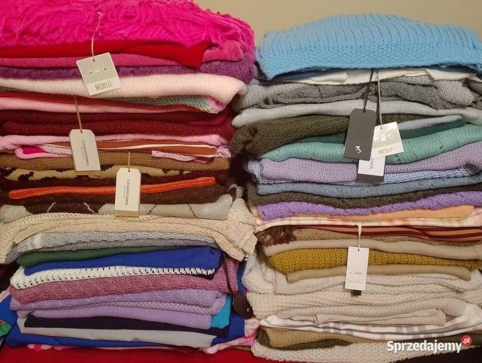 OKAZJA Hurtowy Stok Odzieży Damskiej Made in Rozmiar 46 Bluzki i koszule Moszyn