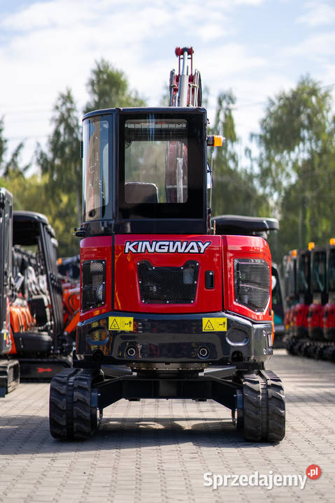 Minikoparka waga 4000 silnik KUBOTA łyżki pełny VAT