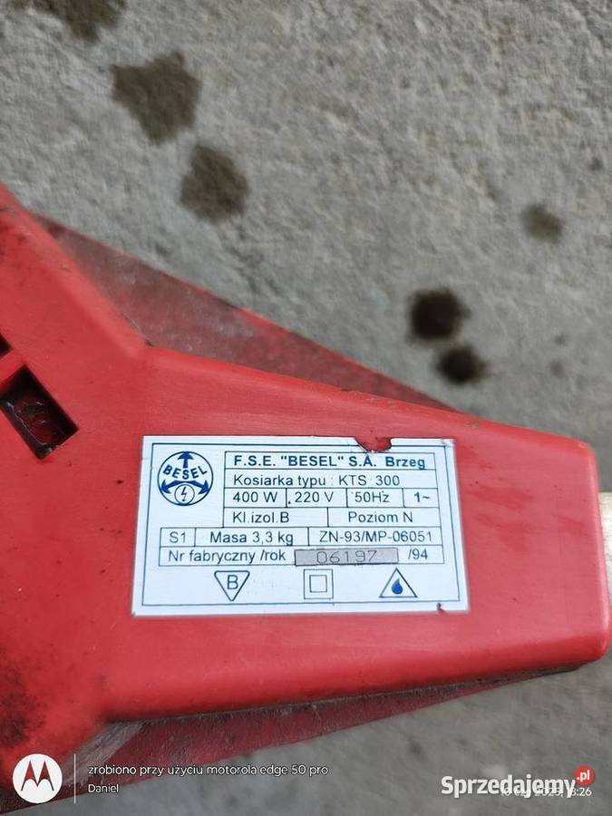 Podkaszarka elektryczna podkarpackie Hyżne