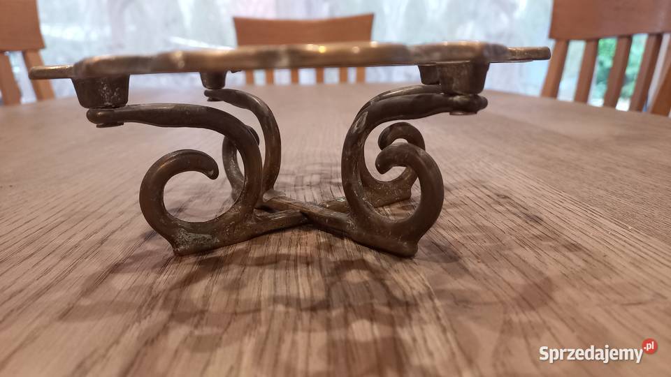 Podstawka mosiężna pod garnek żelazko Jabłka 680