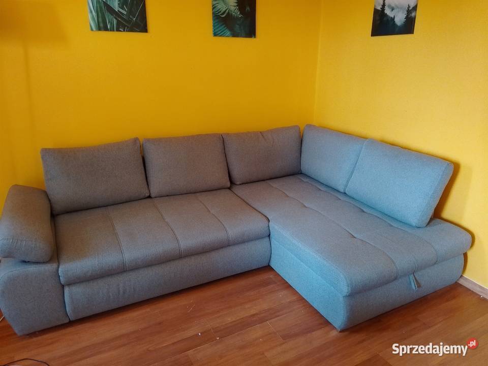 SKY Narożnik szary prawy z funkcją spania Poznań