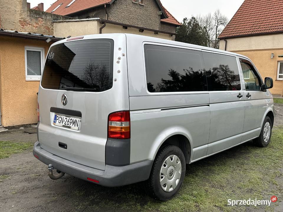 Volkswagen Transporter 19 T5 long TDi 9 osób immobilizer wielkopolskie
