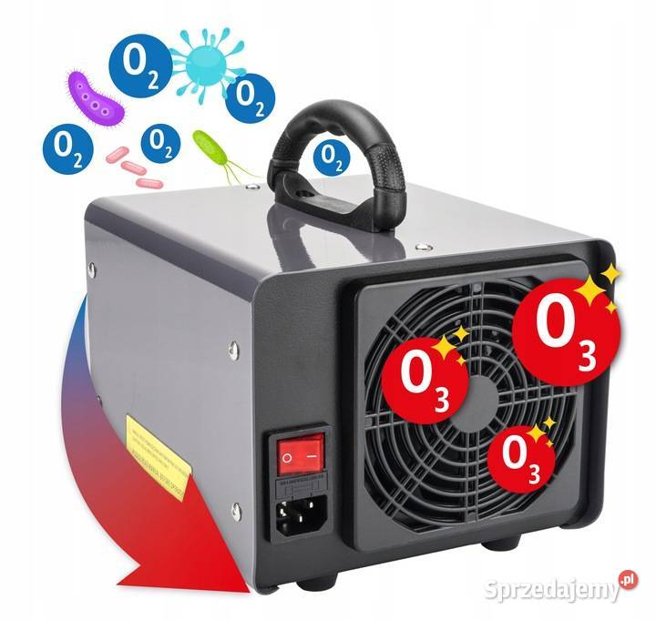 GENERATOR OZONU MOCNY 60 000 MGH ozonator TIMER Katowice