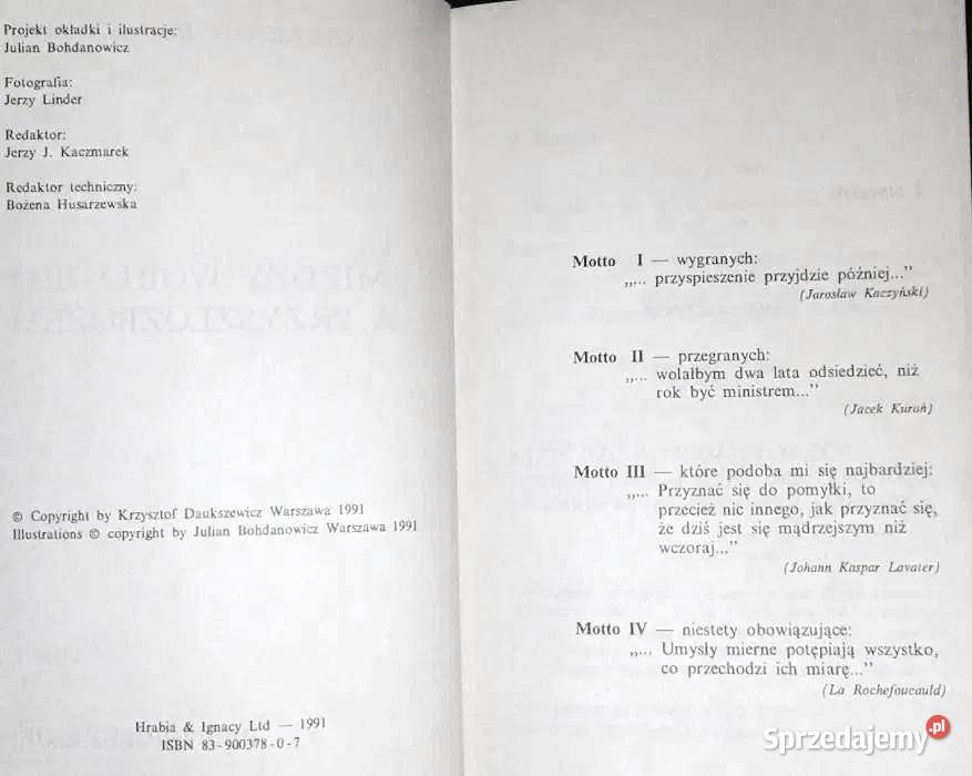 Przyspieszenie Krzysztof Daukszewicz Rok wydania 1991 Chełm