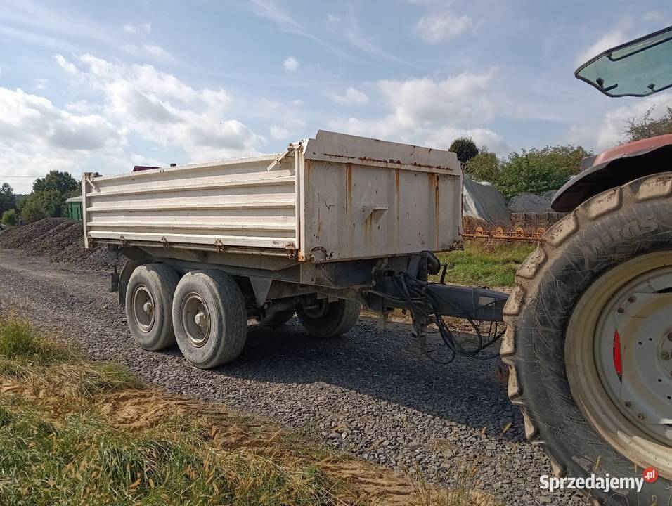 Przyczepa wywrotka na tandemie na 3 strony Godzieszów