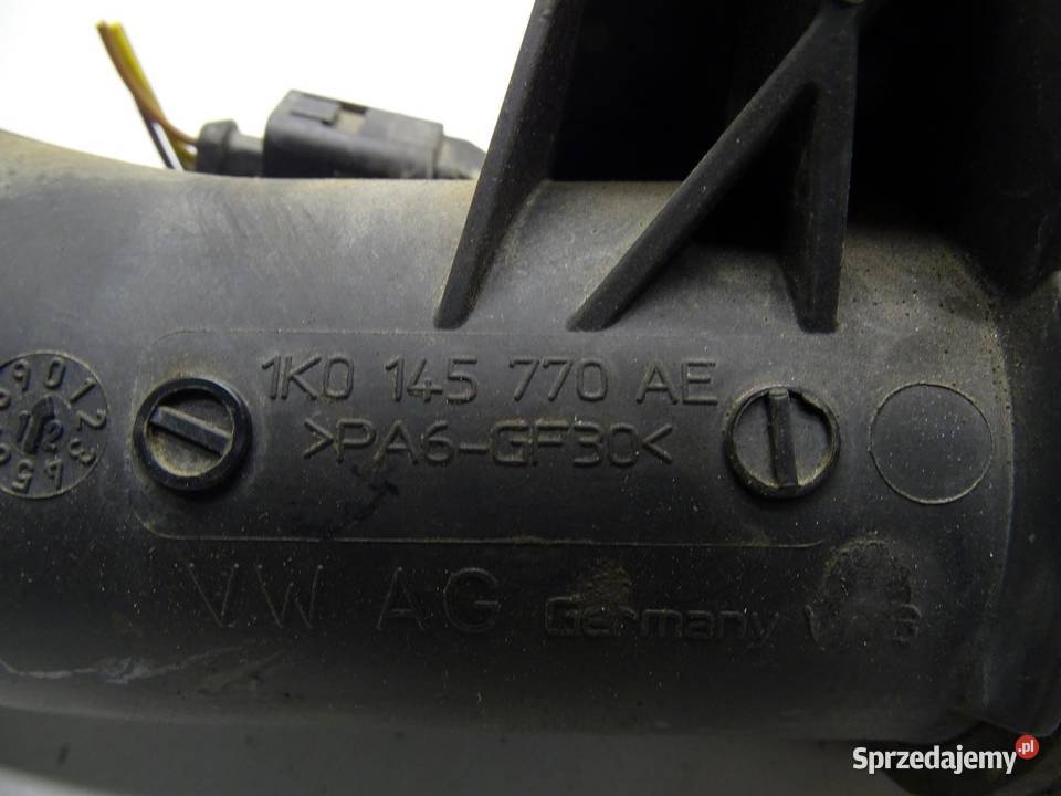 PRZEWÓD RURA WĄŻ INERCOOLERA 1K0145770AE GOLF VI sprzedam