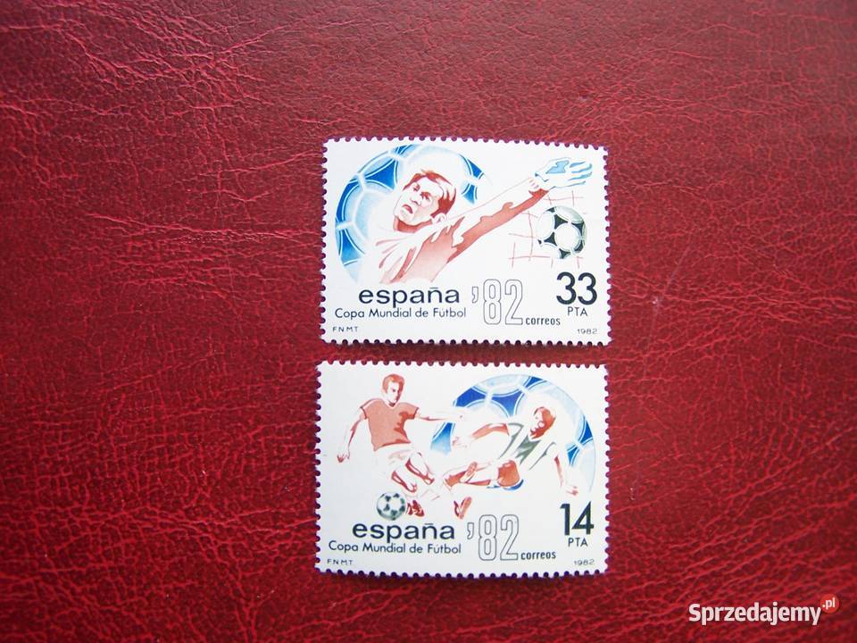 Hiszpania 1982 MNH Mi 254849 Sport Piłka nożna