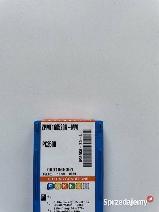 Płytki KORLOY ZPMT160520RMM PC3500 łódzkie sprzedam