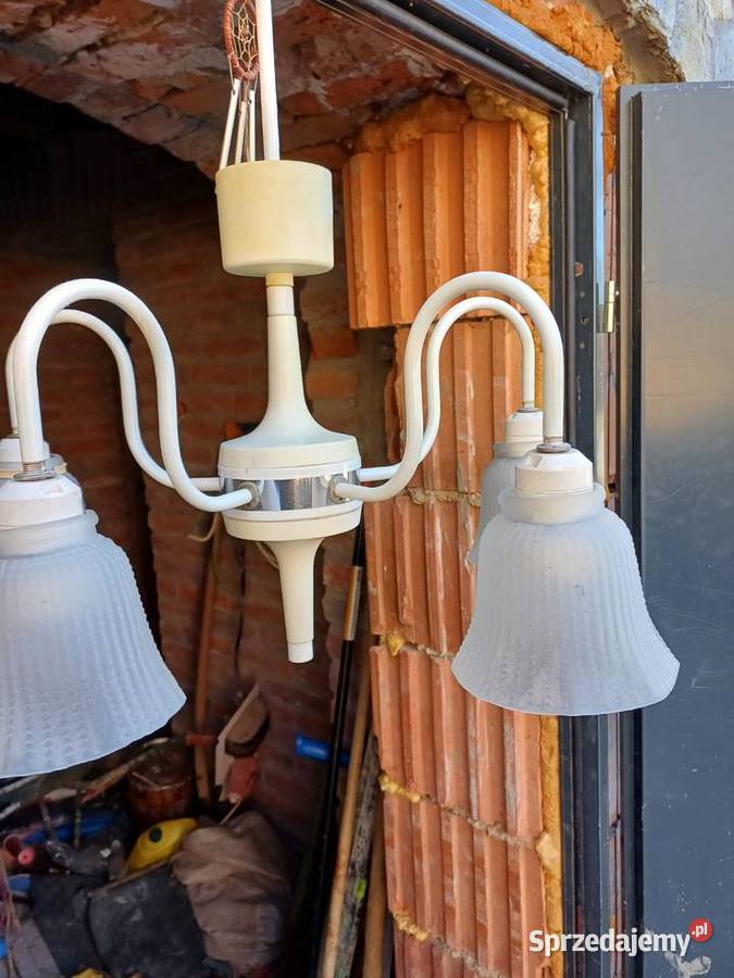 Retro lampa wisząca z 70 tych lat firmy Lubań