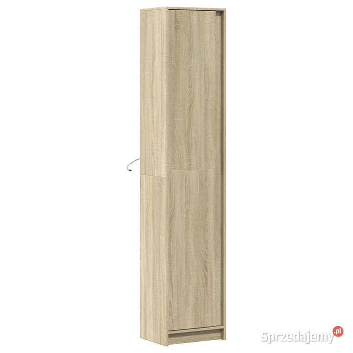 Wysoka szafka z LED dąb sonoma 415x325x200 Warszawa