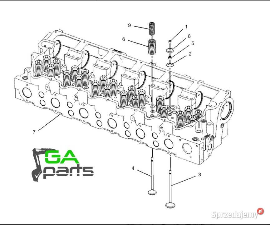 GŁOWICA CAT C15 C18 2239250 OEM KOMPLETNA warmińsko-mazurskie Olsztyn sprzedam