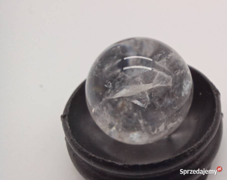 Kolekcja naturalny Kwarc biały a94 kula sfera Olsztyn