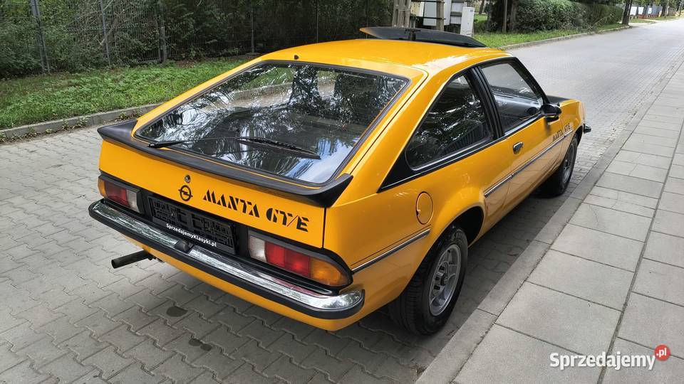 OPEL MANTA B GTE AUTOMAT 115 1979 r to absolutny Zgierz