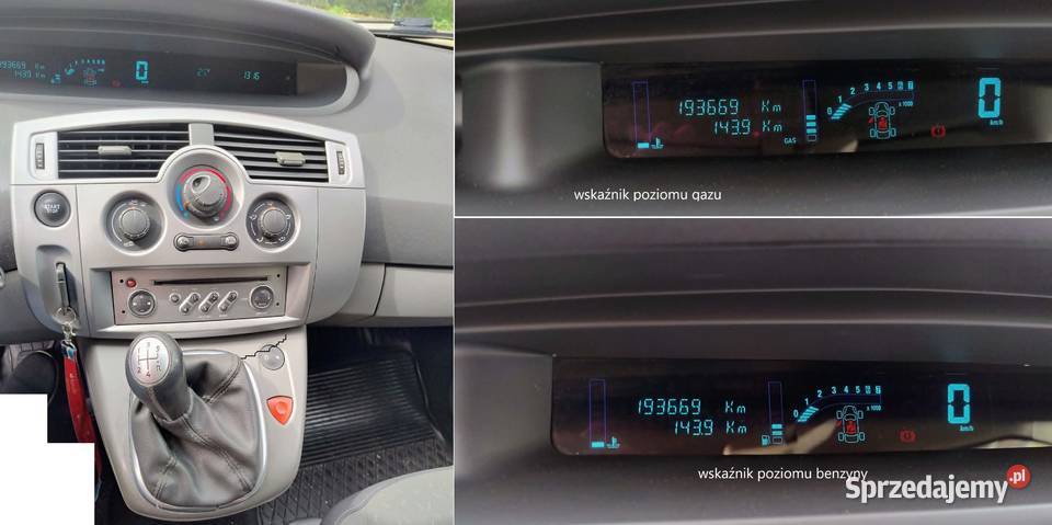 Renault Scenic II 2008 LPG sprawny rodzinny