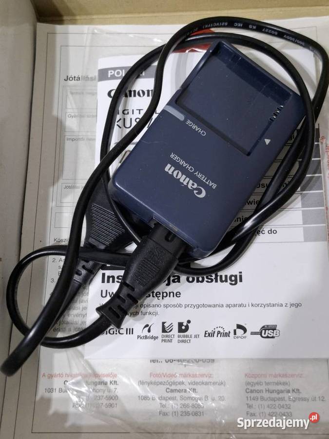 Canon digital Ixus 70 pudełko ładowarka małopolskie Kraków