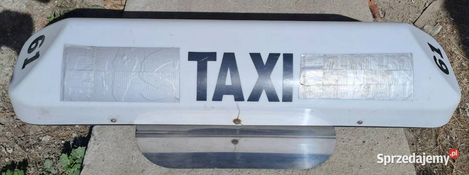 Kogut lampa TAXI magnetyczna Pieszyce