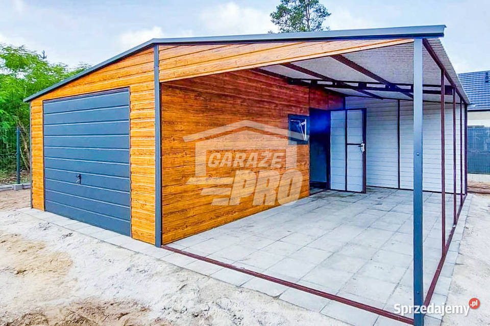 Garaż Blaszany 4x6m Wiata 4x6m Brama Uchylna Sprzedaż dolnośląskie Zgorzelec sprzedam