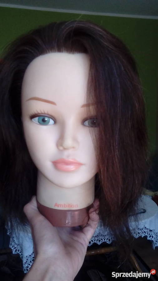 Główka fryzjerska 100 naturalny włos blond 7075 Rawicz