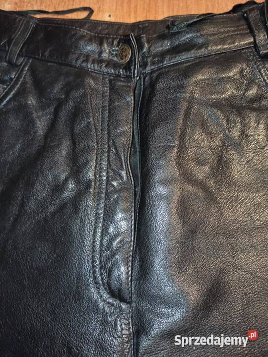 Damskie spodnie skórzane wielkopolskie Złotów
