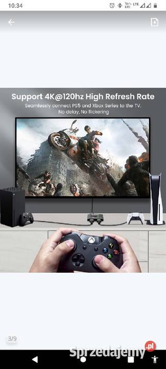 Przełącznik HDMI 21 Splitter 8K TV 2w1 TealKoo kujawsko-pomorskie Grudziądz