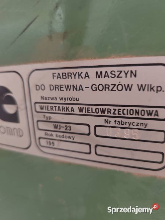 Wiertarka wielowrzecionowa GOMAD WJ23 Częstochowa sprzedam