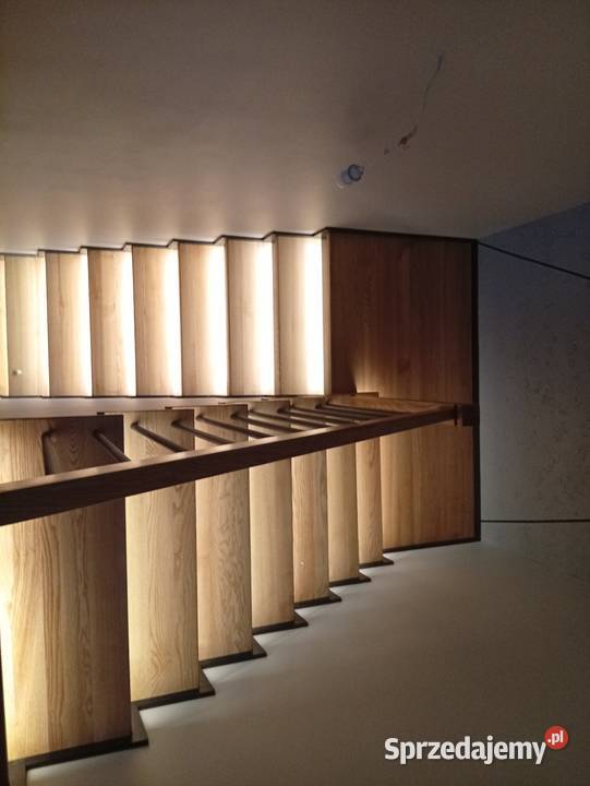 Schody drewniane konstrukcje metalowe Schody wewnętrzne Chorzów