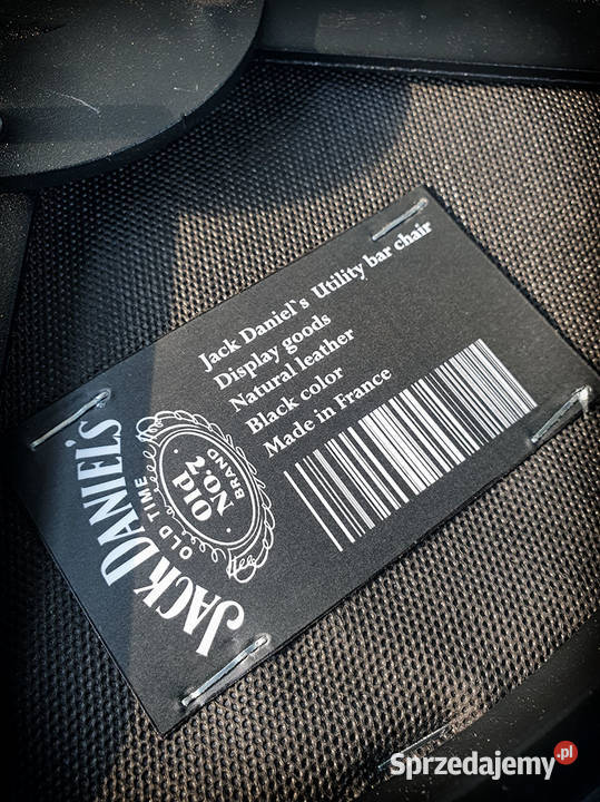 Jack Daniels Hooker krzesło taboret naturalna małopolskie