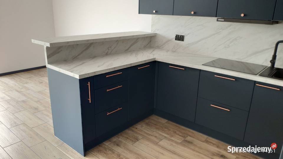 Blat laminowany GoodHome Kala biały marmur śląskie