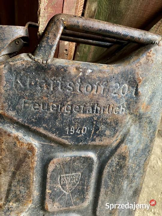 Kanister Wehrmacht 1940 podkarpackie Brzostowa Góra