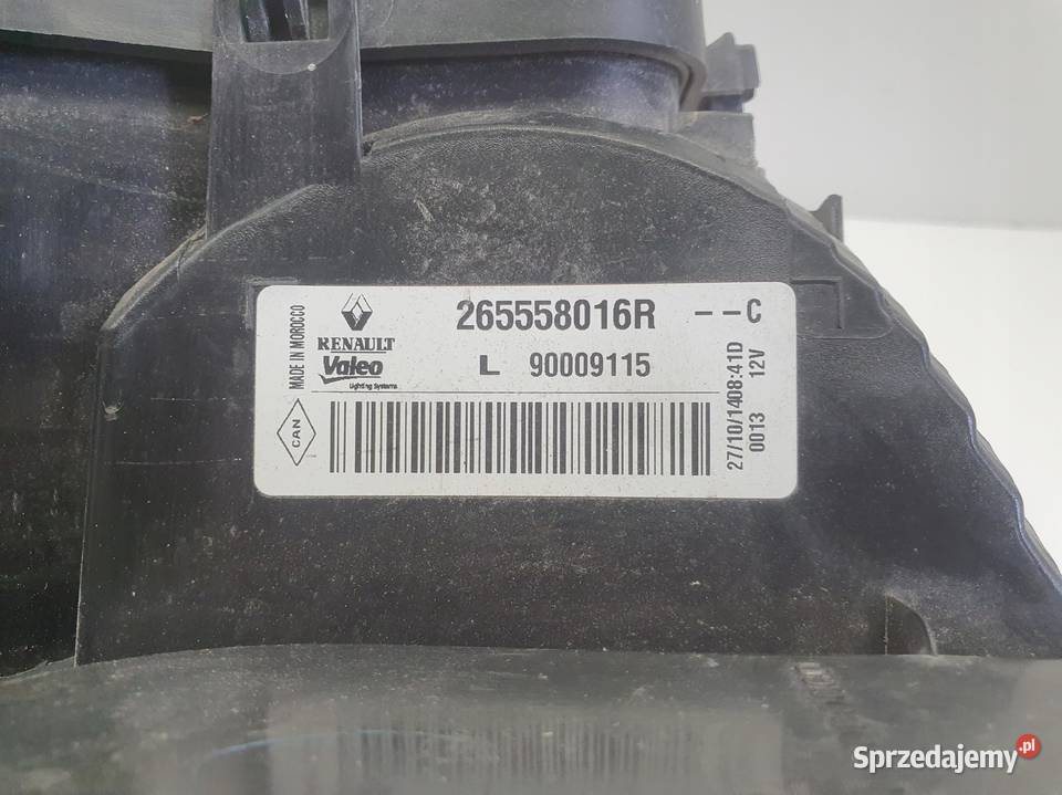 Dacia Lodgy 1222r TYLNIA TYLNA LAMPA LEWA lewy