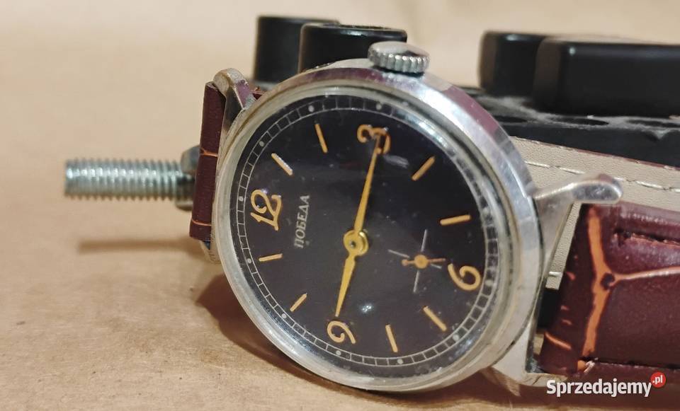 Zegarek Męski Pobieda krab 15 JEWELS 2602 ciemno Opole
