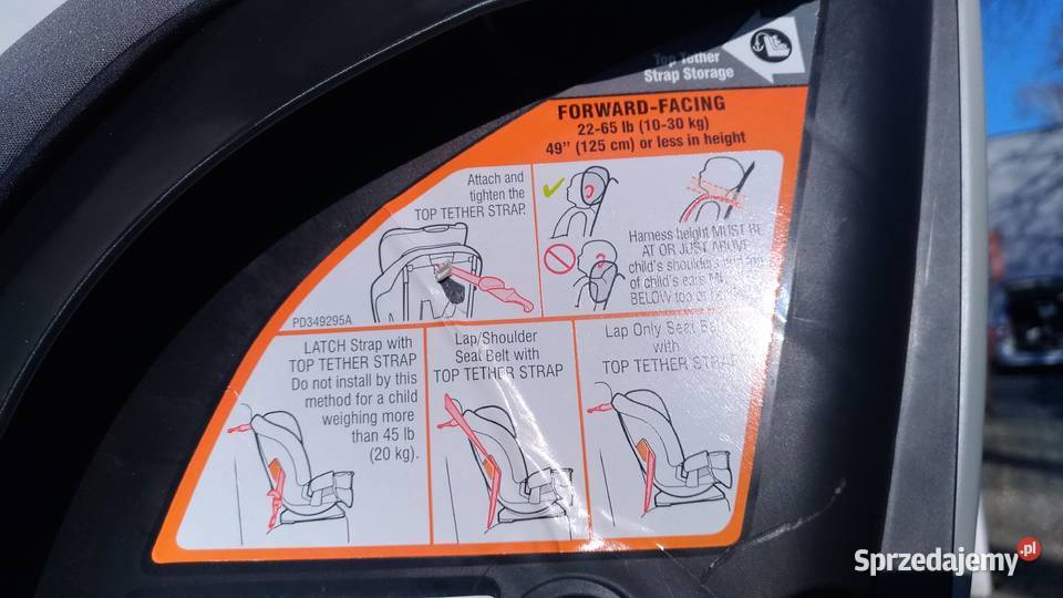 Fotelik samochodowy GRACO SLIM FIT 045 012 lat łódzkie Łódź sprzedam