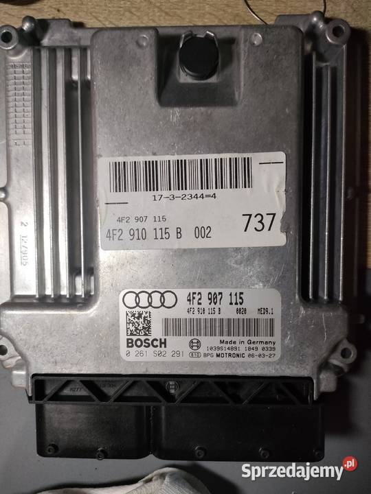 Komputer AUDI A6 20TFSI 4F2907115 0261S02291 ECU pomorskie Gdynia