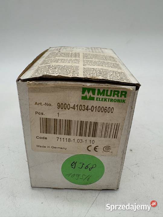 Murrelektronik 9000410340100600 Moduł zasilania Pozostałe Warszawa