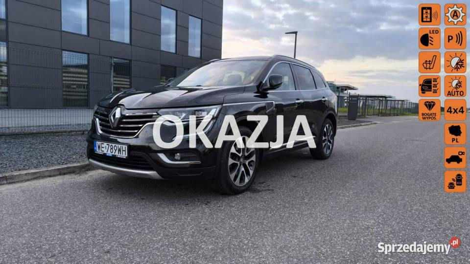 Renault Koleos Piękny 2018 20dCi 177 Automat 4x4 bluetooth sprzedam