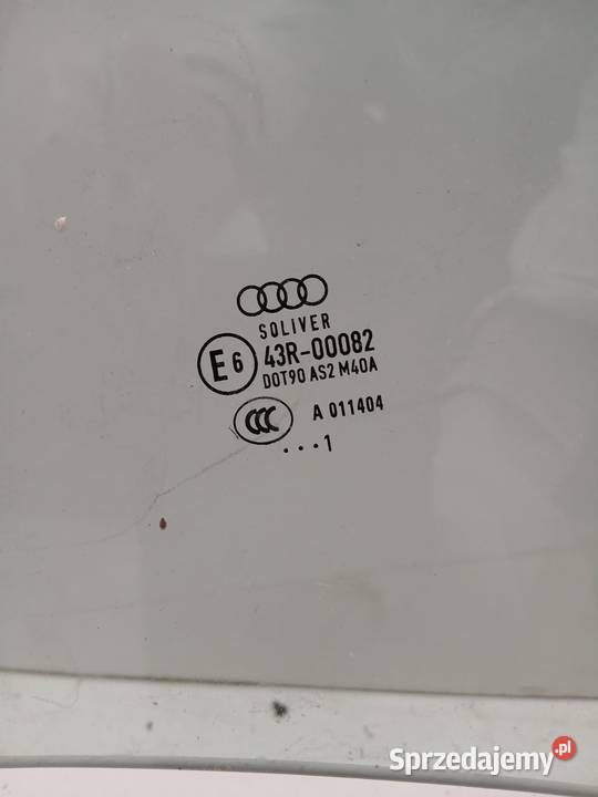 Szyba Drzwi Lewa Tylna Audi A4 B8 07 Oryginał Bralin sprzedam