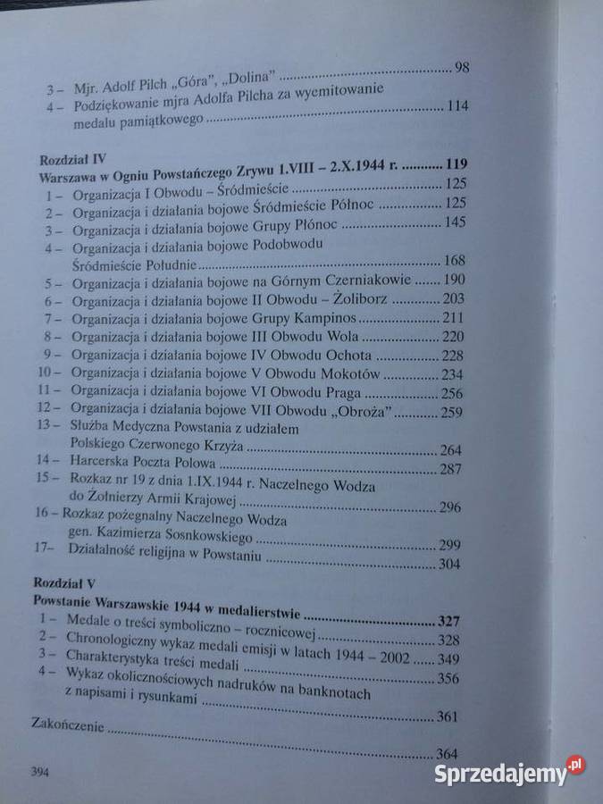2795 Powstanie Warszawskie 1944 Medalami Pisane Szczecin