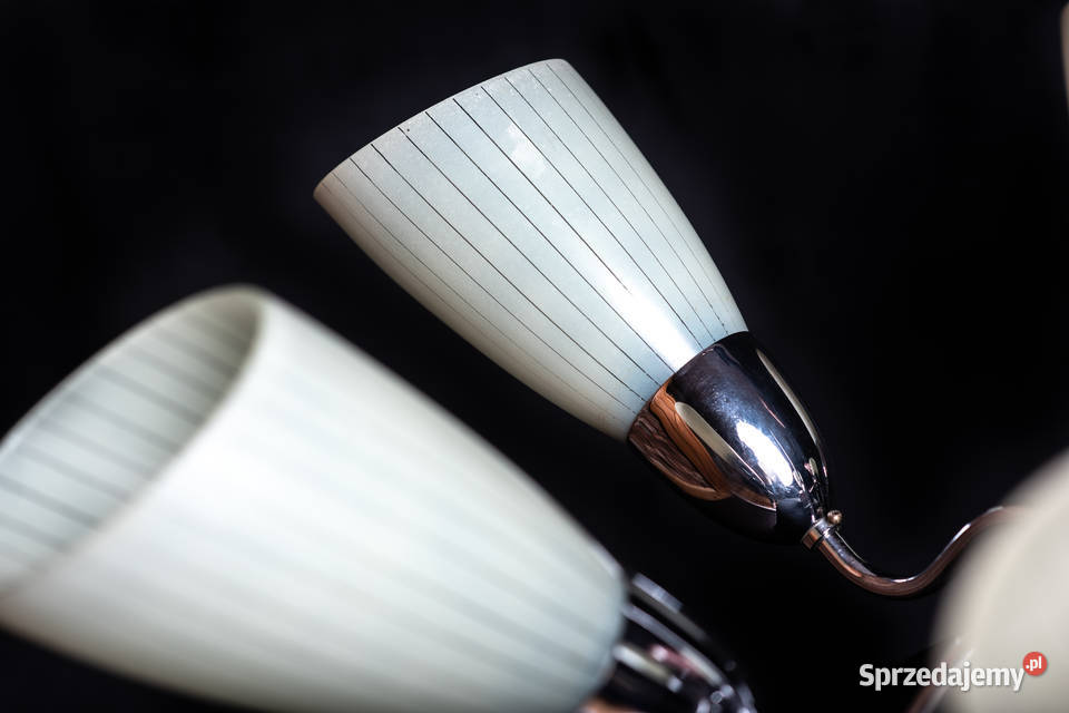 Żyrandol lata 60 Look PopArt MidCentury Vintage śląskie Dąbrowa Górnicza sprzedam