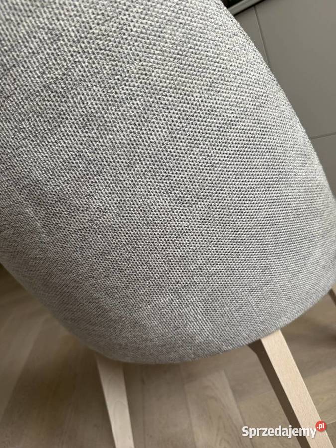 Zestaw 6 krzeseł tapicerowanych dębowych 84cm Kraków sprzedam