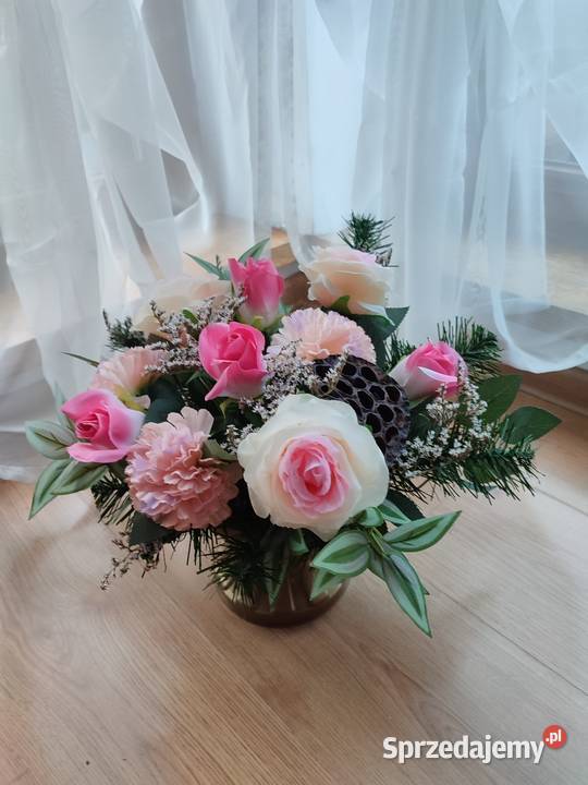 Kompozycja kwiatowa na grób kompozycja na Sosnowiec sprzedam