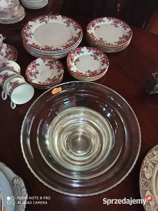 Żardinera Okrągła Patera Plater i szkło