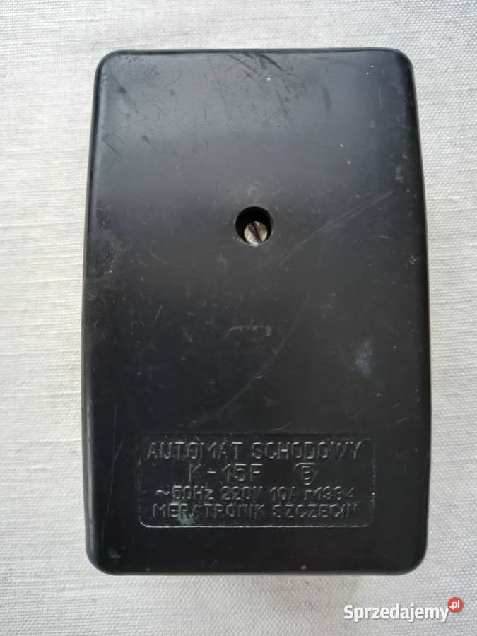 Automat schodowy K15F 220V 10A z czsów PRL lubelskie Tomaszów Lubelski sprzedam