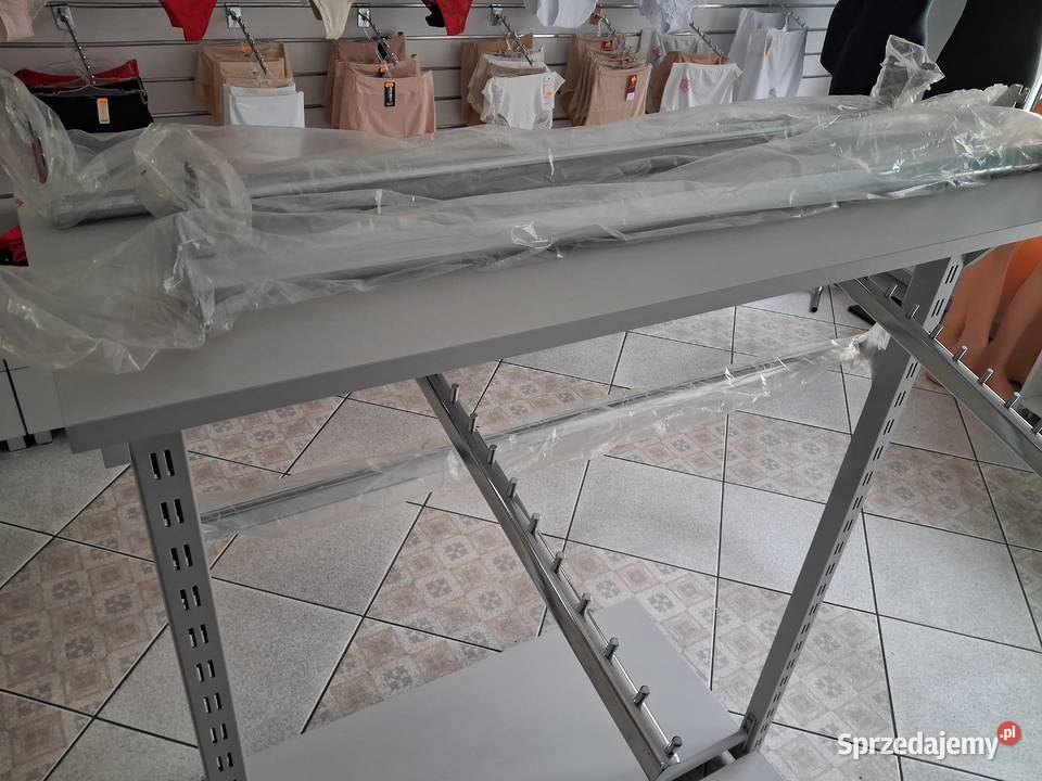 Regał wystawowy kompletny solidny razem z półką śląskie sprzedam