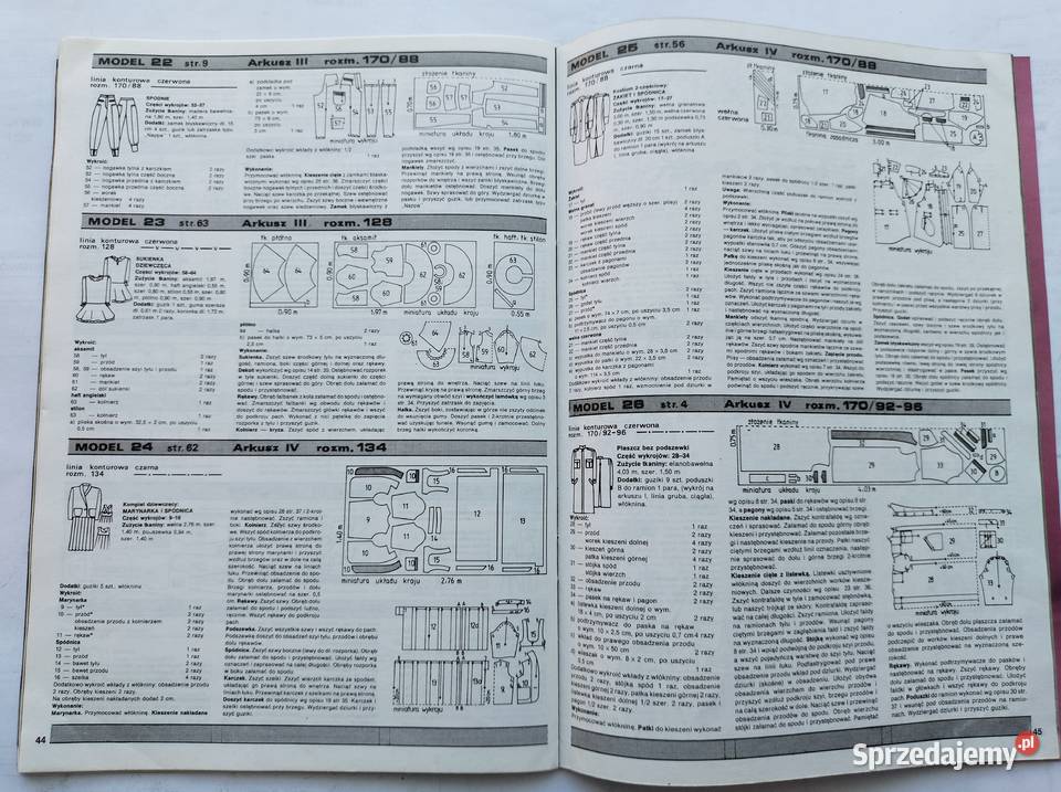 Alicja katalog modeli odzieży 151988 i 2101989 Czasopisma Gdynia