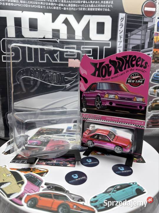 Hot Wheels RLC 1993 Ford Mustang Cobra R Pink